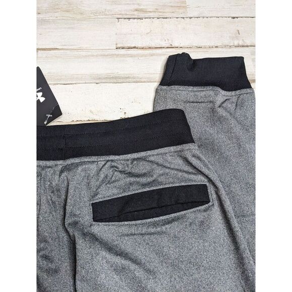NEW Under Armour Men's Sportstyle Tricot Joggers Pants MEDIUM Grey 1290261-090 - Picture 7 of 11